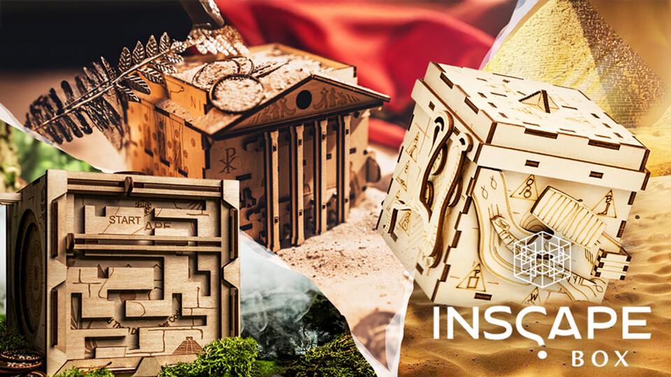 INSCAPE Puzzle Box（マヤの伝説・ファラオの謎・シーザーの財宝）