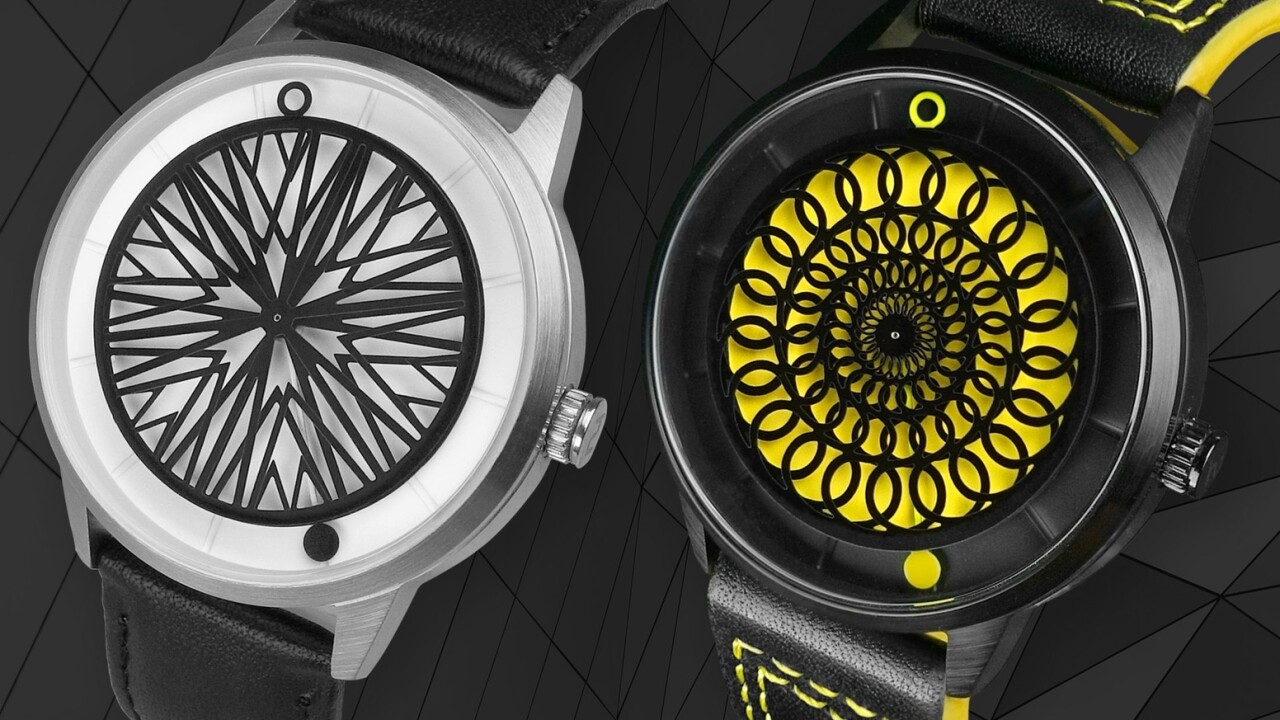 SALE Humism ヒューミズム 腕時計 幾何学 アート 模様 おしゃれ デザイン デザインウォッチ ファッション レザーベルト  セイコームーブメント