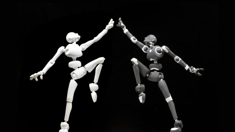 美品　Stickybones  アニメーションフィギュア ダークストーム スティッキーボーンズ Stickybones ダークストーム 新品