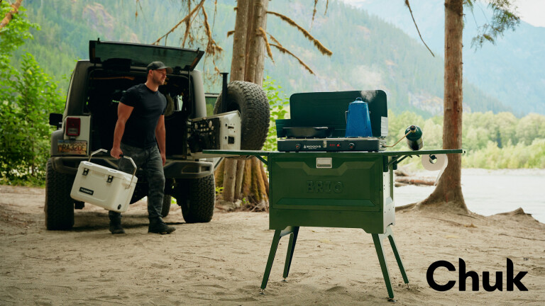 Chuk Kitchen Box｜アウトドアでの料理を楽しむ！ポータブルキッチン