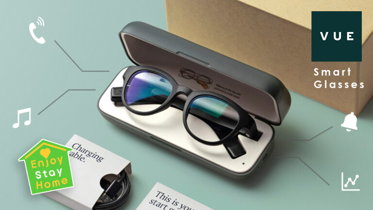 Vue Smart Glasses 骨伝導スピーカー搭載、多機能スマートグラス