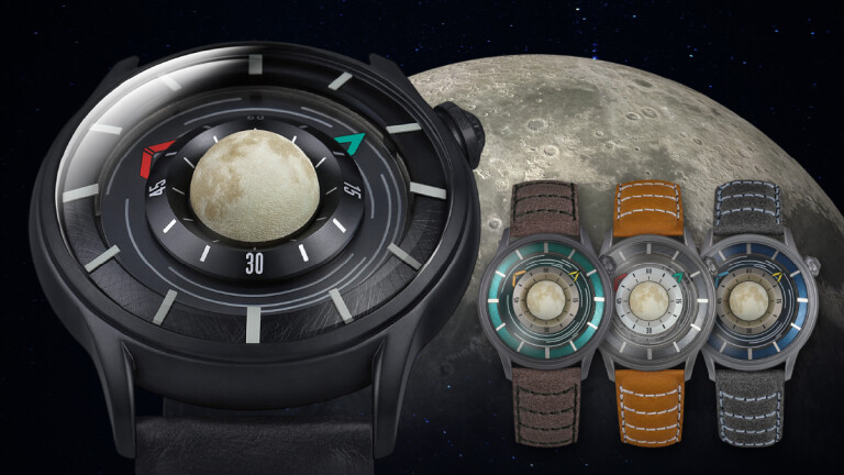 NASA × OVD フルムーン 限定版腕時計【新品】 OVD FULL MOON M1｜月が自転するNASA認定腕時計(By OVD事務局