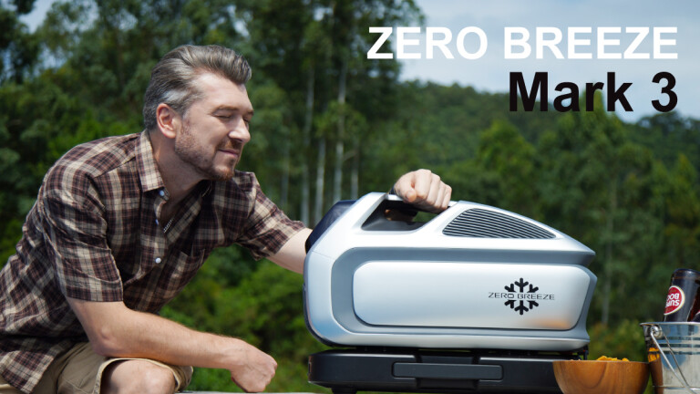 ZERO BREEZE Mark3｜アウトドアが快適！冷暖兼用ポータブル